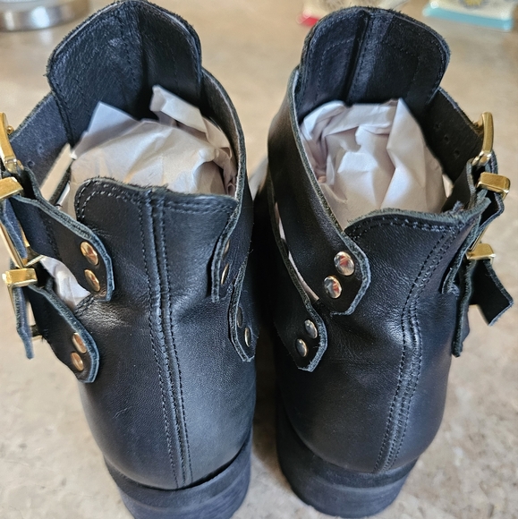 Tomy Bianco women's Leather biker Boots **made in Spain** women's size 7 Euro 36 - Picture 10 of 13